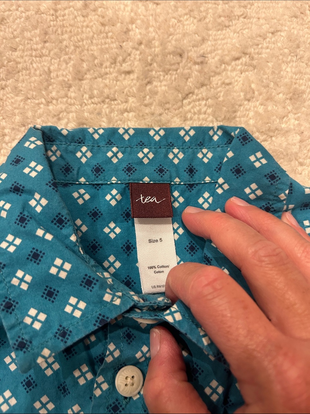 Tea Collection button up - Picture 2 of 3